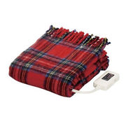 NA-055H-R スギボウ 椙山紡織 ひざ掛け 電気毛布 (140×82cm) レッド 電気ホットブランケット 丸洗い ・