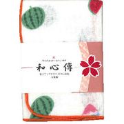 【ご紹介します！日本製のかわいい和柄の二重ガーゼ　ハンカチ！和心傳シリーズ！】夏もよう