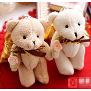 BLHW138399◆即納あり◆結婚式ギフトに最適◆ウエディングベア袋付◆多色展開◆包装