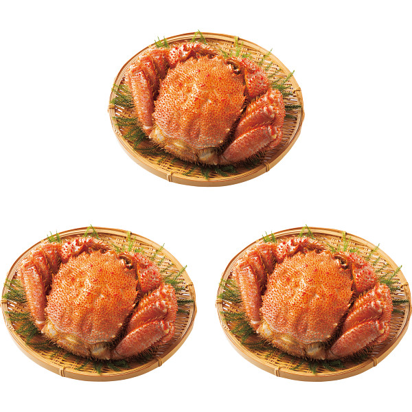 １８北海道産ボイル毛蟹６６０ｇ３尾