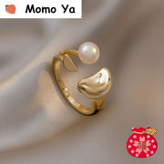 2022新作レディース用　指輪　リング　可愛いキラキラ　指輪　個性的なリング「Momo Ya」