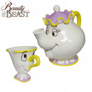 美女と野獣のティーセット | ポット夫人 チップのマグカップ セット キャラクター  ディズニー disney