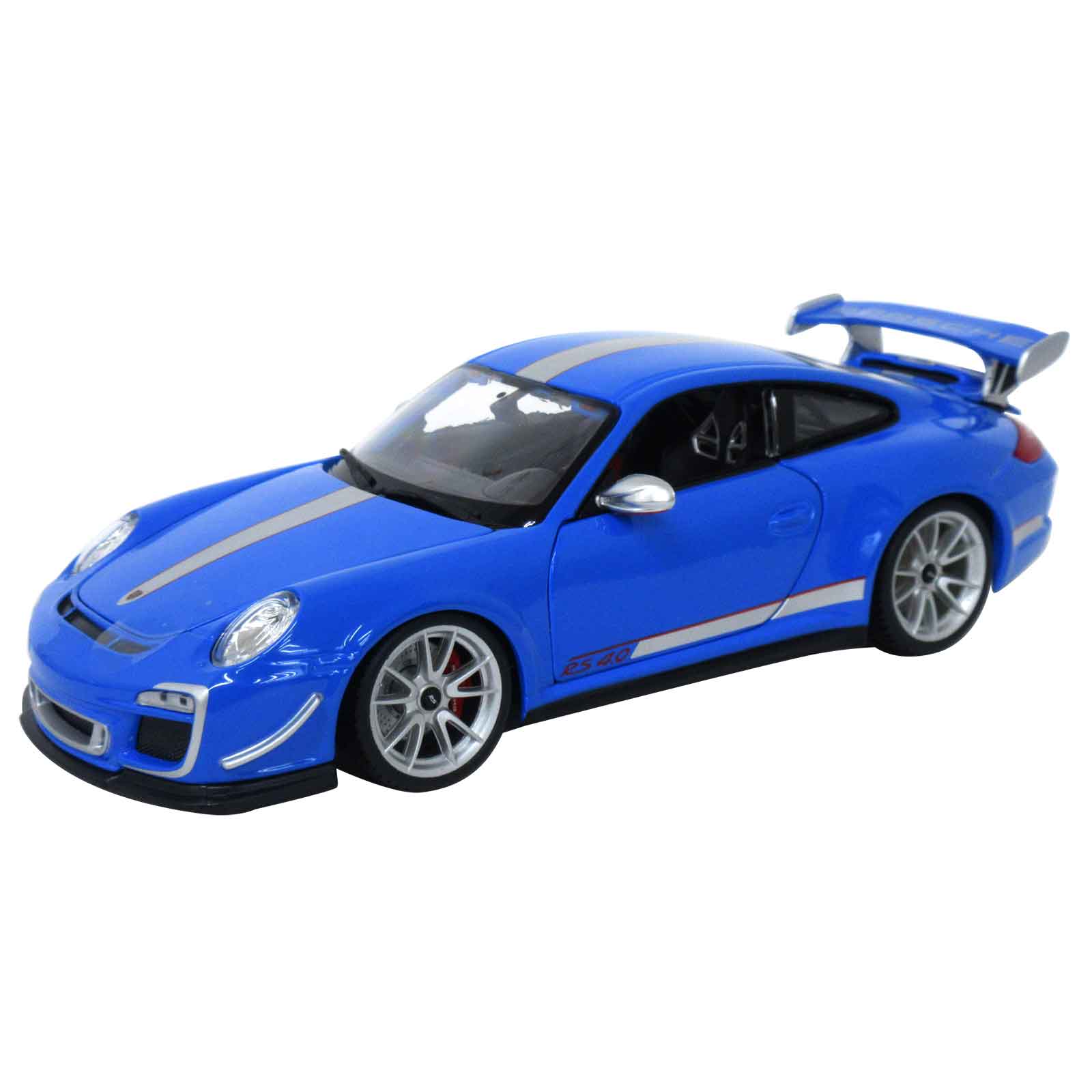 ＜ミニカー＞Bburagoブラーゴ　1：18 ポルシェ 911 GT3 RS 4.0 ブルー No.200-566