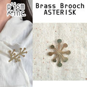 ■ピズム■　Brass Brooch　ASTERISK