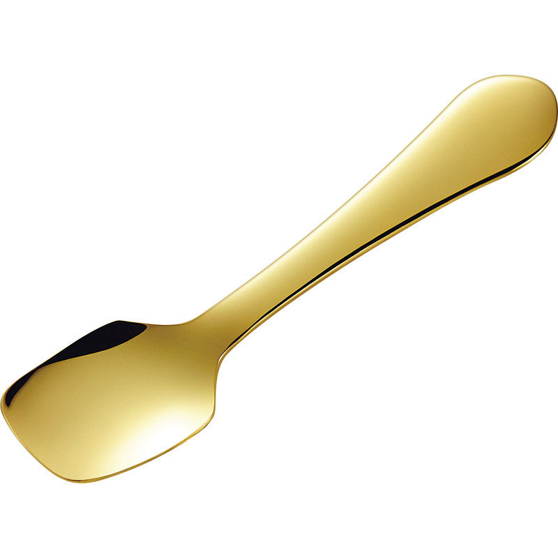 （年明けの可能性あり）（販売終了）SURUN 純銅アイスクリームスプーン SRN-11 G ゴールド