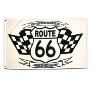 ROUTE66 FLAG（checker） / アメリカン フラッグ