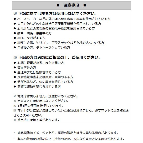 モード6種類乗るだけ筋肉エクササイズ/EMS/足用マット/強さ10段階/電池式/EMSフットマットDL 美容・健康 株式会社 ライズジャパン  |【NETSEA】問屋・卸売・卸・仕入れ専門