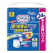 アテント昼1枚安心パンツ長時間快適プラスM男女共用24枚