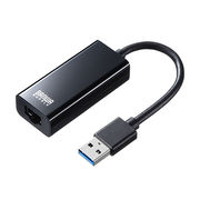 サンワサプライ USB3.2-LAN変換アダプタ(ブラック) USB-CVLAN1BKN