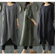秋冬　レディース　トップス　ワンピース　春夏　オーバーサイズ　チュニック