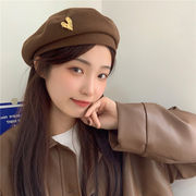 秋冬新品  韓国 ファッション  ベレー帽 トーク おしゃれな レトロ  小顔   帽子 漁師帽