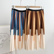 スカート　ロングスカート　デザイン　レディース　韓国ファッション