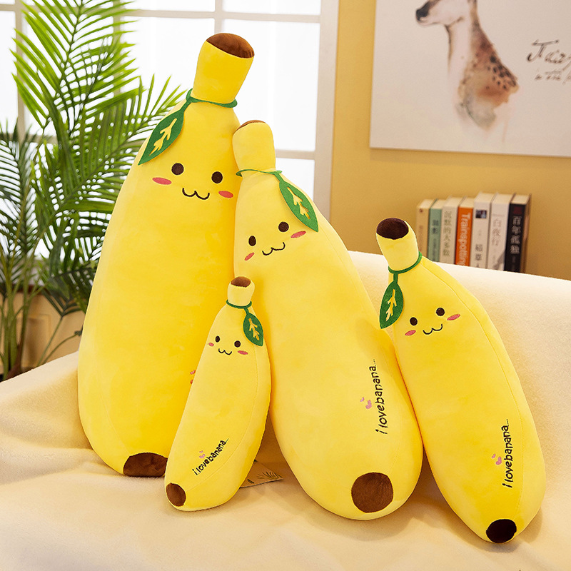 バナナ枕、ぬいぐるみ、人形、大ラグドール、70cm