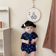 子供服 韓国 ベビー シャツ ロンパース つなぎ ワンピース はいはい キッズファッション