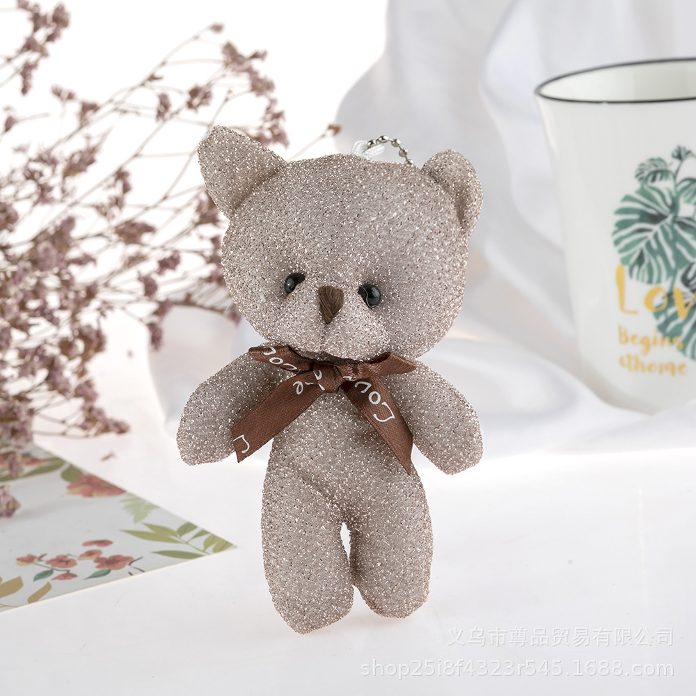 ふわふわ キラキラ クマさん 熊ちゃんのハンドメイド携帯