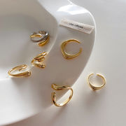 指輪  リング  フランス式  ビンテージ  きんぞく  開口指輪  韓国  簡潔  気質
