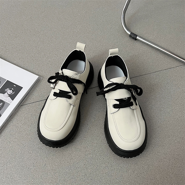 独特の存在感 INSスタイル デザインセンス 厚底シューズ 革靴 学生 レトロ カジュアルシューズ
