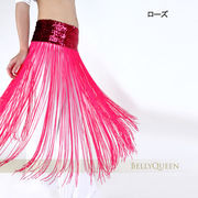 ベリーダンス衣装 インドダンス ヒップスカーフ コスチューム タッセル スパンコール 飾りベルト12色