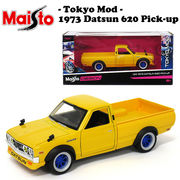1:24 TOKYO MOD 1973 Datsun 620 Pick up Yellow ミニカー【Maisto】