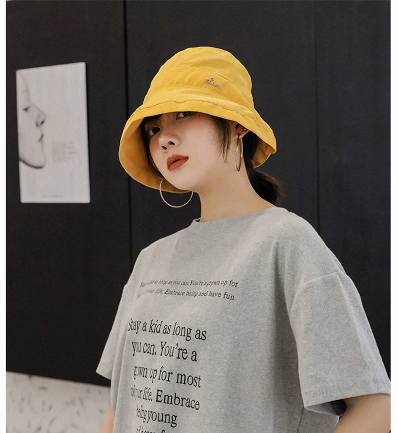バケットハット ぼうし  女  夏  韓国版  漁師帽  かわいい  盆帽  紫外線防止  日焼け止めキャップ