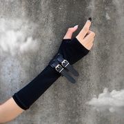 レディース  手袋 グローブ 暗黒系 ファッション バングル 日焼け対策 腕カバー