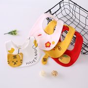 お食事エプロン  新生児  よだれタオル  赤ん坊  男女の赤ちゃん  スカーフ