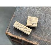 大枝活版室 Original rubber stamp【Standard】005-006 2022_3発売