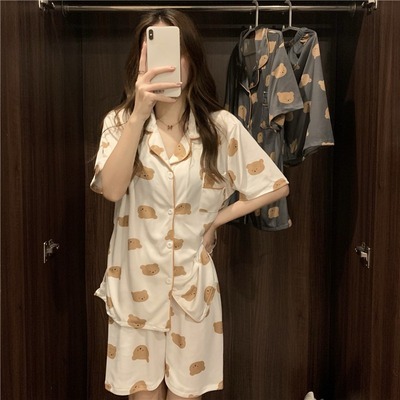 かわいい スウィート 半袖 トラックスーツ セット 女性服 夏 年 韓国シリーズ ルース Www Watsons Biz Id