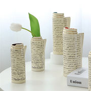 シンプル セラミック 花瓶 装飾 家庭用 ライトラグジュアリー クリエイティブ