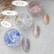 日本のマニキュアの破片オパールの粉氷の結晶融雪フレーク装飾的なネイルステッカー装飾品 ネイル