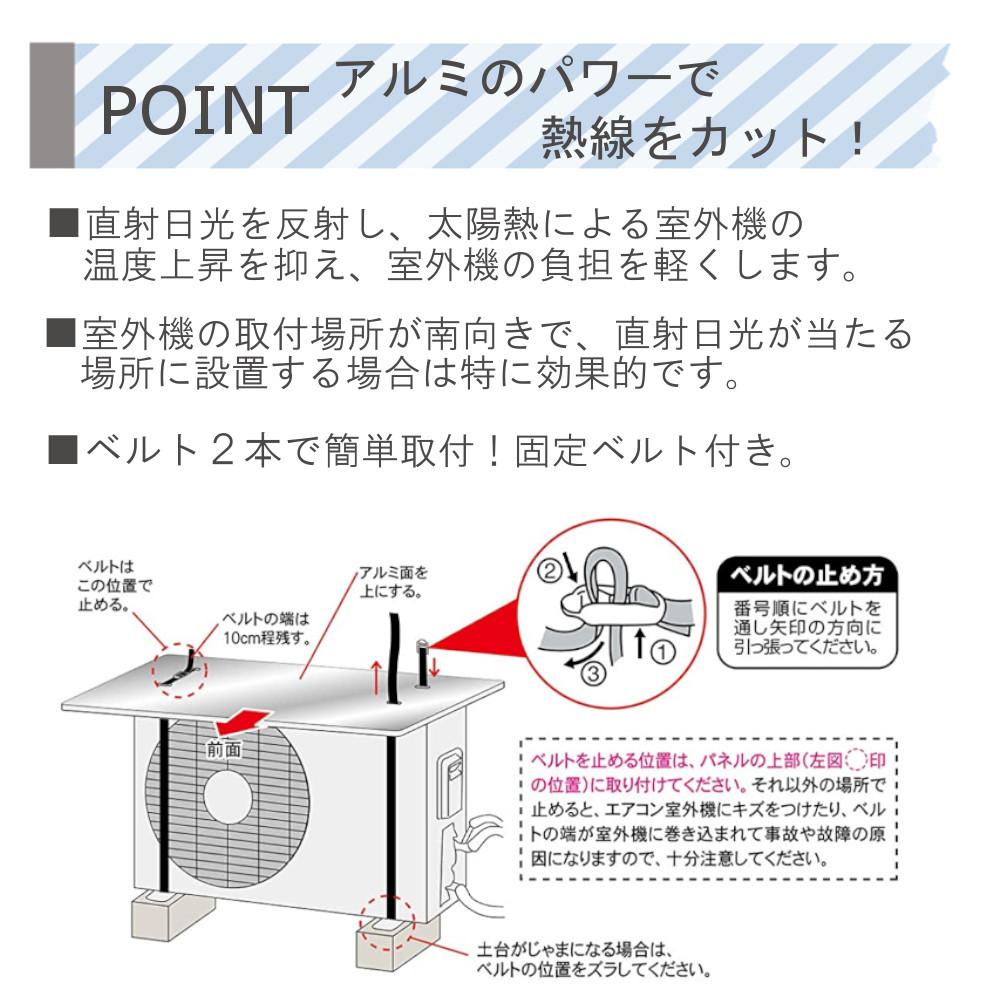 エアコン室外機の日よけパネル SX-010 【SALE／81%OFF】