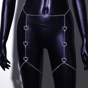 【即納】レッグチェーンウエストチェーン/セクシーなボディチェーンD1725