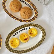 韓国ファッション  レトロ  食器  お皿  インテリア  生活雑貨  撮影道具  デザート皿