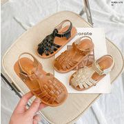 韓国ファッション   子供靴  靴  シューズ   PU   女の子   かわいい  サンダル   キッズ用    靴