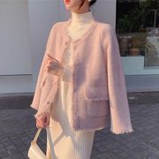 カーディガン　コート　ニット　レディース　ファッション　韓国風　デザイン　秋冬