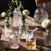 大好評につSALE延長 INSスタイル ガラス 花瓶 レトロ 装飾 透明な 水耕栽培ボトル 大人気