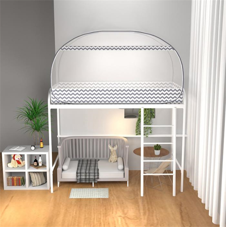おすすめ商品 INSスタイル 無料設置 折りたたみ式 シングル 蚊帳 学生 寮 サイドドア 二段ベッド
