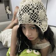 帽子 ハット キャップ ニット 薄手  外出 お出かけ レディース