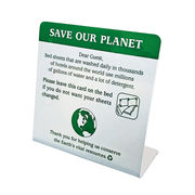 カウンター 卓上 サイン【環境保全】COUNTER SIGN【SAVE OUR PLANET】