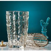 新品 花瓶 ガラス 透明な 装飾 シンプル フラワーアレンジメント リビングルーム