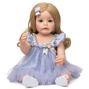 満足度99％ 激安セール かわいい シミュレーション 女の子 赤ちゃんロングヘア プリンセス 人形 おもちゃ