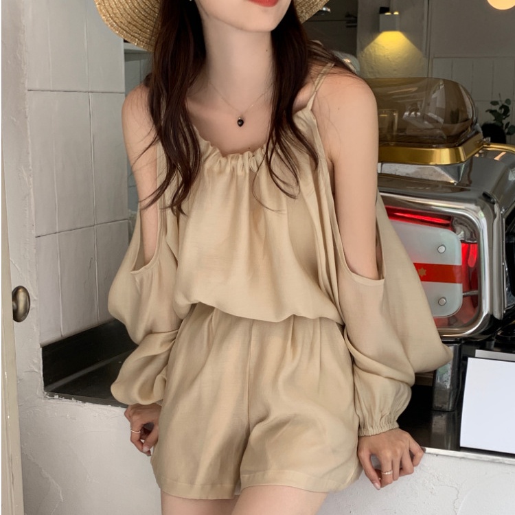 22夏服 韓国風レディース服 おしゃれ 半袖 肌見え 長袖セットアップ Www Watsons Biz Id