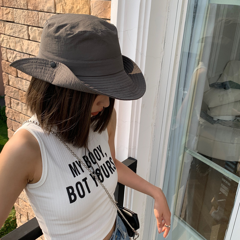 漁夫帽　バスケットハット　紫外線対策　uvカット　夏　つば広　韓国ファッション　日よけ帽子　折りたたみ