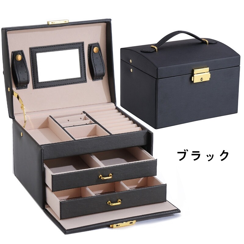 アンティーク　ジュエリーボックス　大容量 楽天市場】ジュエリーボックス 木製 大容量 アクセサリー