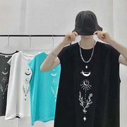 メンズ夏服　韓国風　ノースリーブTシャツ　タンクトップ　カジュアル　大きいサイズ　ストリート系