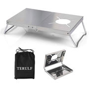 遮熱テーブル 3種類バーナー対応 折り畳み式 簡単着脱 キャンプグッズ テーブル コンパクト バーベキュー
