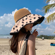 季節の流行・日除け帽・レディース・草編み・人気・ファッション帽子
