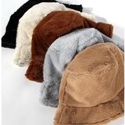 韓国ファッション  秋冬  暖か  ピュアカラー  ハット  ニット帽  冬帽  帽子
