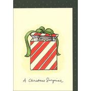 グリーティングカード クリスマス「クリスマスのサプライズ」メッセージカード 猫