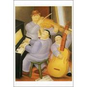 ポストカード アート ボテロ「三人の音楽家」